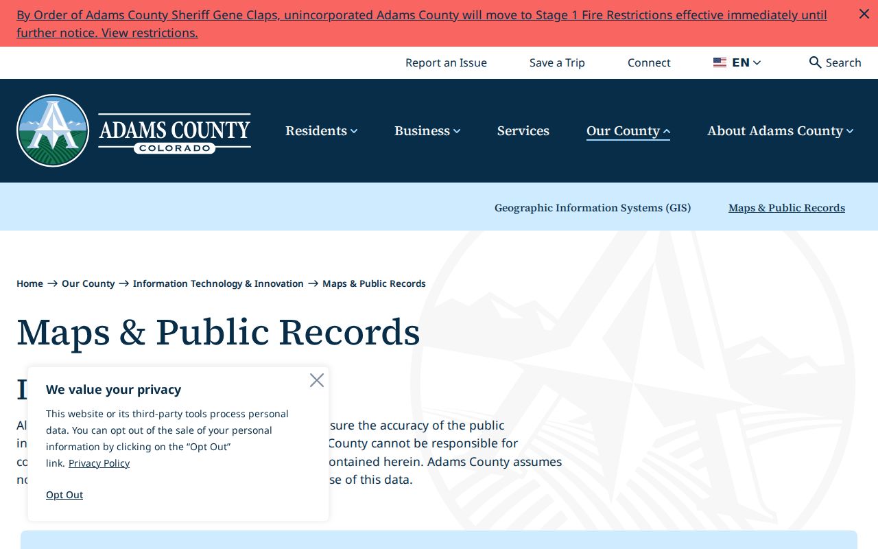 Aurora neighbors using Adams County maps and public records