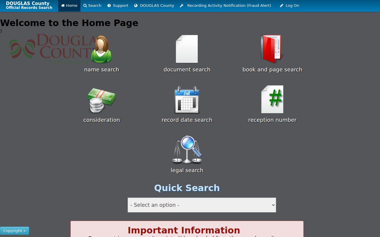 Aurora previous residents Douglas County LandmarkWeb recorder